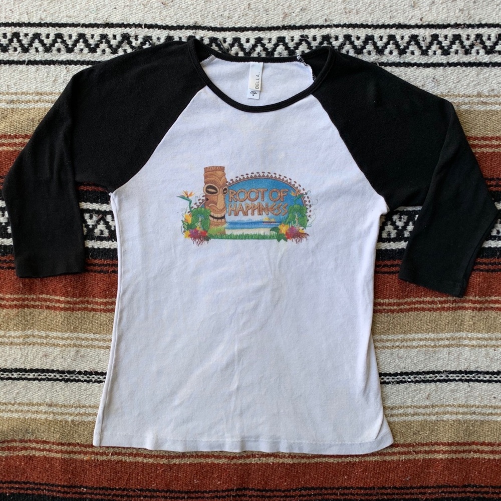 Root of Happiness Baseball T